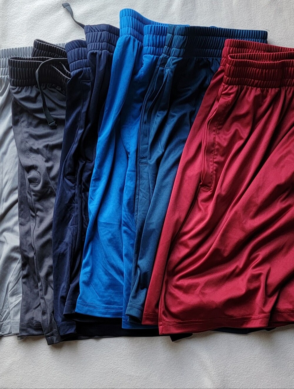 Lot of 6 Performance Drawstring Shorts